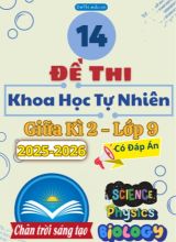 Tuyển tập 14 Đề thi giữa kì 2 năm học 2025-2026 môn Khoa Học Tự Nhiên 9 Chân Trời Sáng Tạo (Kèm đáp án)